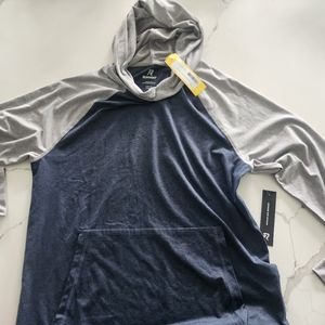 Runway long sleeve hoodie. Dri Fit. Youth Boys. Large SZ 12/14. NWT. Navy Blue